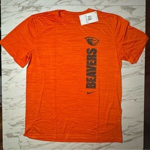 NWT Nike Orange Oregon State Beavers Dri Fit tee